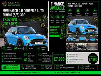 MINI Hatch 2.0 Cooper S Auto Euro 6 (s/s) 3dr