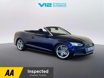 Audi A5 Cabriolet 2.0 TFSI 40 S line Convertible 2dr Petrol S Tronic Euro 6 (s/s) 
