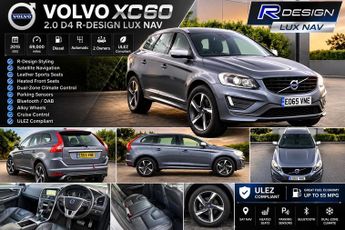 Volvo XC60 2.0 D4 R-Design Lux Nav Auto Euro 6 (s/s) 5dr