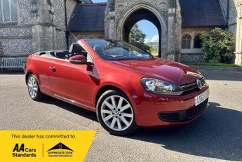 Volkswagen Golf TDi 1.6 TDI BlueMotion Tech SE Cabriolet 2dr Diesel Manual Euro 5 (s