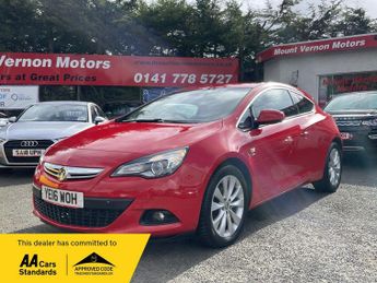 Vauxhall Astra GTC 1.6 CDTi ecoFLEX SRi Euro 6 (s/s) 3dr