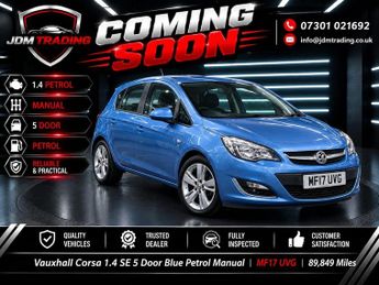 Vauxhall Corsa 1.4i ecoFLEX SE Euro 6 5dr