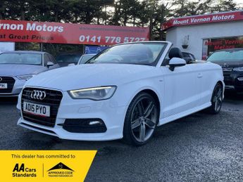 Audi A3 Cabriolet 2.0 TDI S line Convertible 2dr Diesel S Tronic quattro Euro 6 (s
