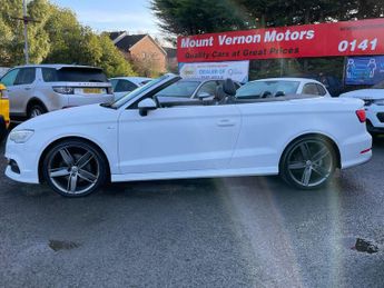 Audi A3 Cabriolet 2.0 TDI S line Convertible 2dr Diesel S Tronic quattro Euro 6 (s