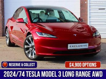 Tesla Model 3 (Dual Motor) Long Range Auto 4WDE 4dr