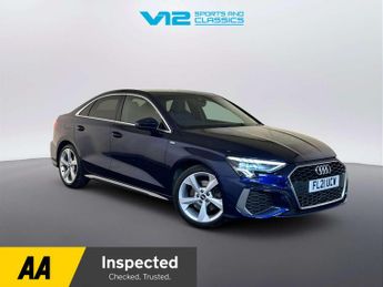 Audi A3 1.5 TFSI 35 S line Saloon 4dr Petrol S Tronic Euro 6 (s/s) (150 