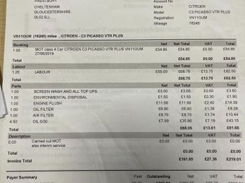 Citroen C3 Picasso 1.6 VTi VTR+ Euro 5 5dr