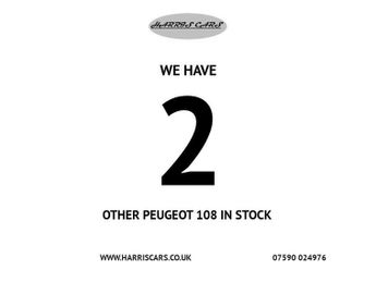 Peugeot 108 1.0 Active Hatchback 3dr Petrol Manual Euro 6 (68 ps) 12 MONTHS 