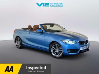 BMW 2 Series 2.0 220i GPF Sport Convertible 2dr Petrol Auto Euro 6 (s/s) (184