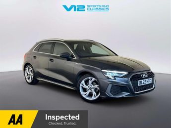 Audi A3 1.5 TFSI 35 S line Sportback 5dr Petrol Manual Euro 6 (s/s) (150