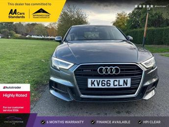 Audi A3 2.0 TDI S line S Tronic Auto 6Spd quattro Euro 6 (s/s) 3dr