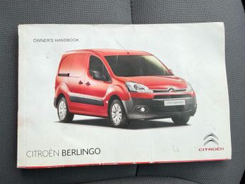 Citroen Berlingo 1.6 HDi 625 Enterprise Panel Van 5dr Diesel Manual L1 (Euro 5) (