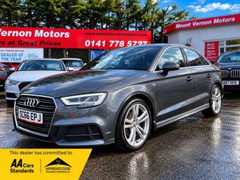 Audi A3 1.6 TDI S line S Tronic Euro 6 (s/s) 4dr