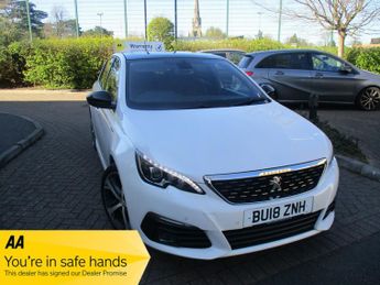Peugeot 308 1.2 PureTech 130 GT Line 5dr FSH New Timing Belt Satnav Bluetoot