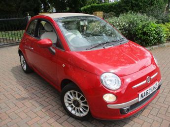Fiat 500 1.2 Lounge 2dr [Start Stop] FSH Convertible