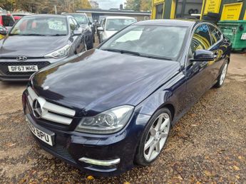 Mercedes C Class 1.6 C180 BlueEfficiency AMG Sport Euro 5 (s/s) 2dr