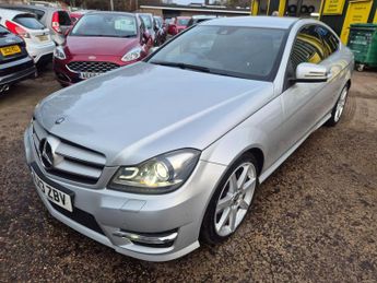 Mercedes C Class 1.6 C180 BlueEfficiency AMG Sport G-Tronic+ Euro 5 (s/s) 2dr