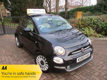 Fiat 500 0.9 TwinAir Lounge 3dr S/H satnav Bluetooth Alloys