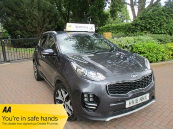 Kia Sportage 1.6T GDi GT-Line 5dr [AWD FSH Nav Bluetooth Alloys Leather