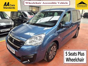 Peugeot Partner WHEELCHAIR ACCESSIBLE HORIZON RS BLUE HDI S/S