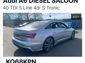 AUDI A6 2.0 TDI S LINE MHEV 4DR Semi Automatic