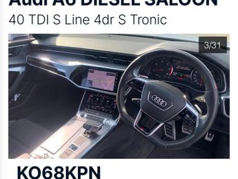 AUDI A6 2.0 TDI S LINE MHEV 4DR Semi Automatic