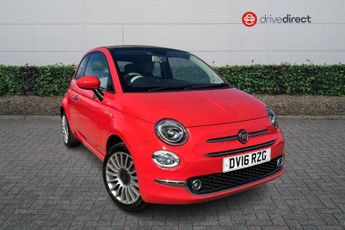 Fiat 500 1.2 Lounge 2dr Convertible
