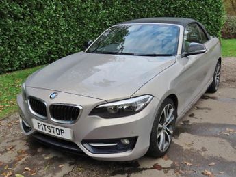BMW 2 Series 2.0 218d Sport Convertible 2dr Diesel Auto Euro 6 (s/s) (150 ps)