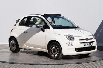 Fiat 500 1.2 Lounge Convertible 2dr Petrol Manual Euro 6 (s/s) (69 bhp)