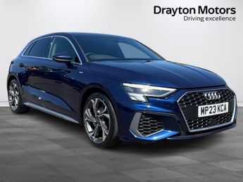 Audi A3 1.0 TFSI 30 S line Sportback 5dr Petrol Manual Euro 6 (s/s) (110