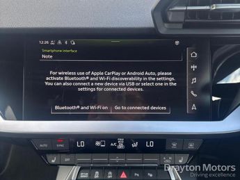Audi A3 1.5 TFSI 35 Black Edition Saloon 4dr Petrol S Tronic Euro 6 (s/s