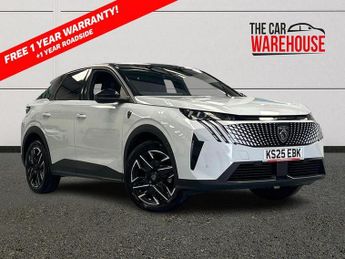 Peugeot 3008 1.2 GT SUV 5dr Petrol Hybrid e-DSC6 Euro 6 (s/s) (136 ps)