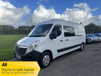 Vauxhall Movano 2.3 CDTi F3500 L3H2 - DAY VAN - MESS UNIT - TWO KEYS - ONE OWNER
