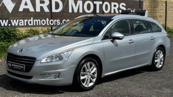 Peugeot 508 1.6 HDi Active Diesel Estate 5dr Silver PANROOF+JULY 2025 MOT