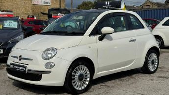 Fiat 500 1.2 Lounge 3dr White LOWTAX+PANROOF+SEPT 25 MOT