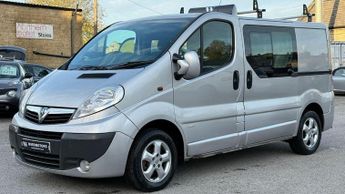 Vauxhall Vivaro 2.0 2900 CDTi Sportive Diesel CREWCAB Silver NO VAT+1 OWNER+CREW