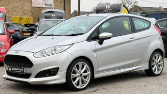 Ford Fiesta 1.0 T EcoBoost Zetec S Silver 3dr 0 TAX+1 KEEPER+STUNNING CAR