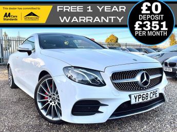 Mercedes E Class 2.0 E220d AMG Line (Premium) Coupe 2dr Diesel G-Tronic+ Euro 6