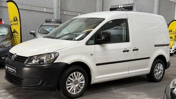 Volkswagen Caddy 1.6 TDI BlueMotion Tech C20 Diesel White NO VAT+CRUISE+READY4WOR