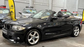 BMW 120 2.0 120d M Sport Convertible Automatic Diesel Black HEATED LEATH