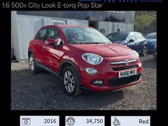 Fiat 500 1.6 500x City Look 1.6 E-torq 110hp Pop Star
