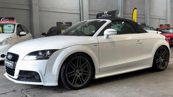 Audi TT 2.0 TFSI Black Edition White 2dr Convertible STUNNING+HEATED SEA