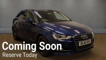 Audi A3 1.6 TDI Sport Sportback Euro 6 (s/s) 5dr (Nav)