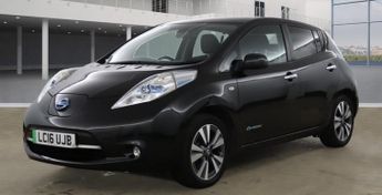 Nissan Leaf 30kWh Tekna Electric Automatic Black 5dr LOWTAX+SATNAV+LEATHER