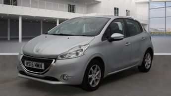 Peugeot 208 1.4 HDi Active Diesel Silver 5dr LOW TAX+9 STAMPS+CRUISE+BLUETOO