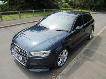 AUDI A3 1.6 TDI 30 S line Sportback S Tronic Euro 6 (s/s) 5dr