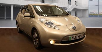 NISSAN LEAF 24kWh Tekna Electric Automatic Silver 5dr LOW TAX+LEATHER+SATNAV