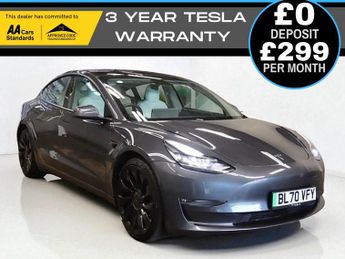 TESLA MODEL 3 (Dual Motor) Performance Saloon 4dr Electric Auto 4WDE (Performa