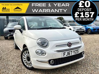 Fiat 500 1.2 Lounge Hatchback Euro 6