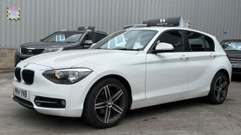 BMW 118 2.0 118d Sport White Diesel 5dr LOW TAX+LEATHER+DAB+BLUETOOTH
